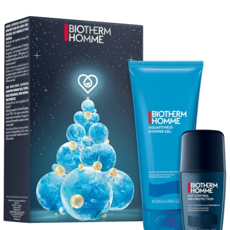 Aquafitness Gel Douche + Day Control 48 H - Uomo 200 ML Gel Doccia + 7