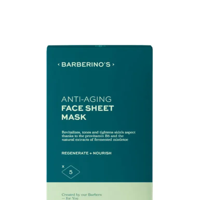 Barberino's - Anti-Aging Face Sheet Mask 5 maschere monouso x 28 ml