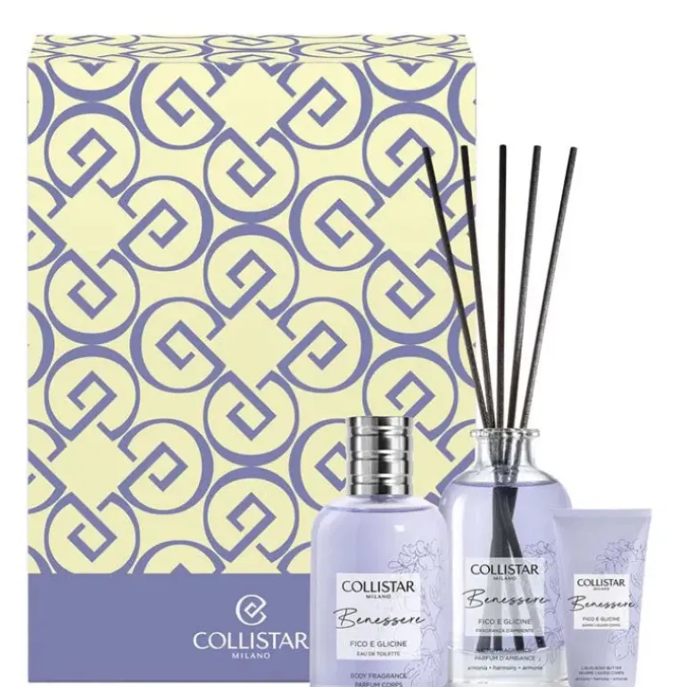 Benessere Fico e Glicine Cofanetto 100 ML Eau de Toilette + 50 ML Burr