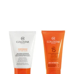 Crema Abbronzante Protettiva Viso e Corpo SPF 15 + Balsamo Doposole 50
