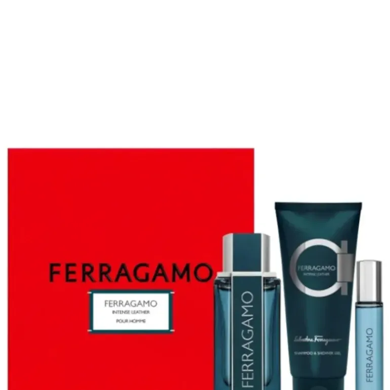 Ferragamo Intense Leather Confezione 100 ML Eau de Parfum + 100 ML Sho