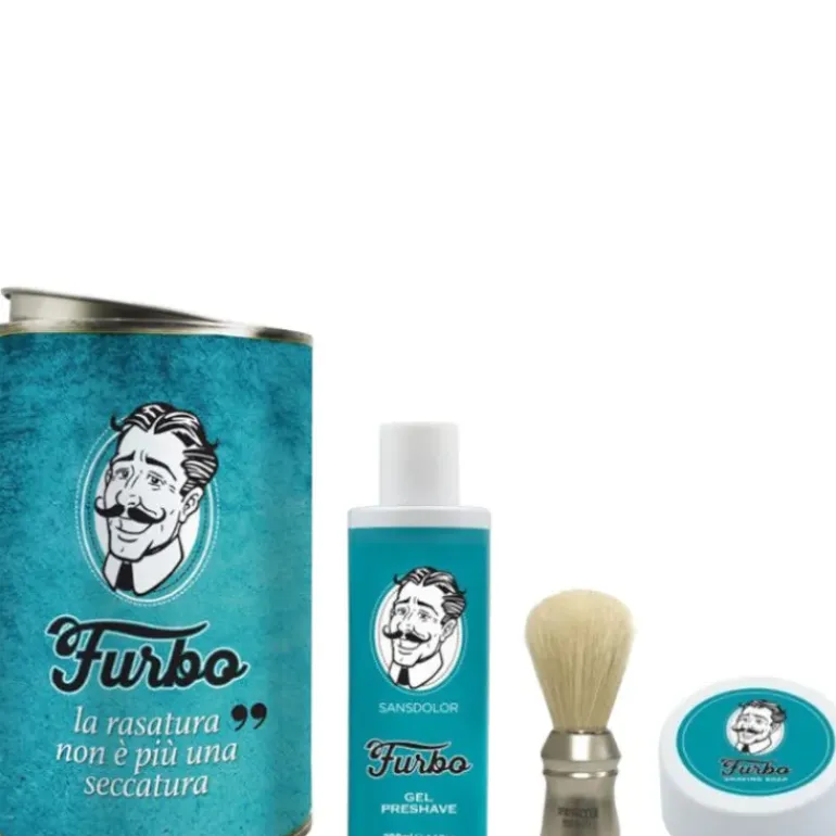 Gel PreShave Sansdolor + Shaving Soap + Pennello da Barba Confezione 2