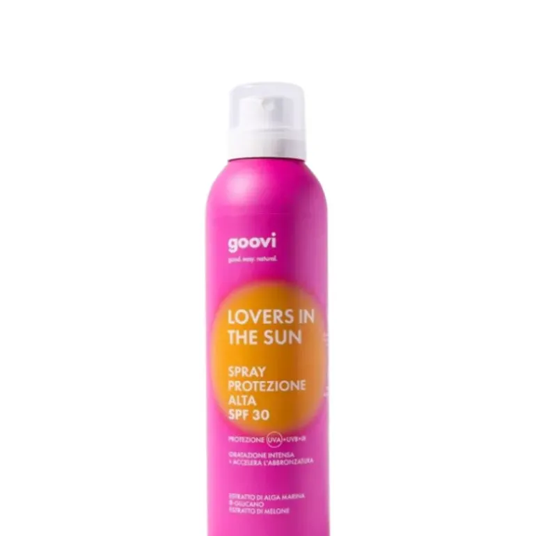 Goovi Crema Solare Spray Corpo - Protezione SPF30 Lovers in the Sun