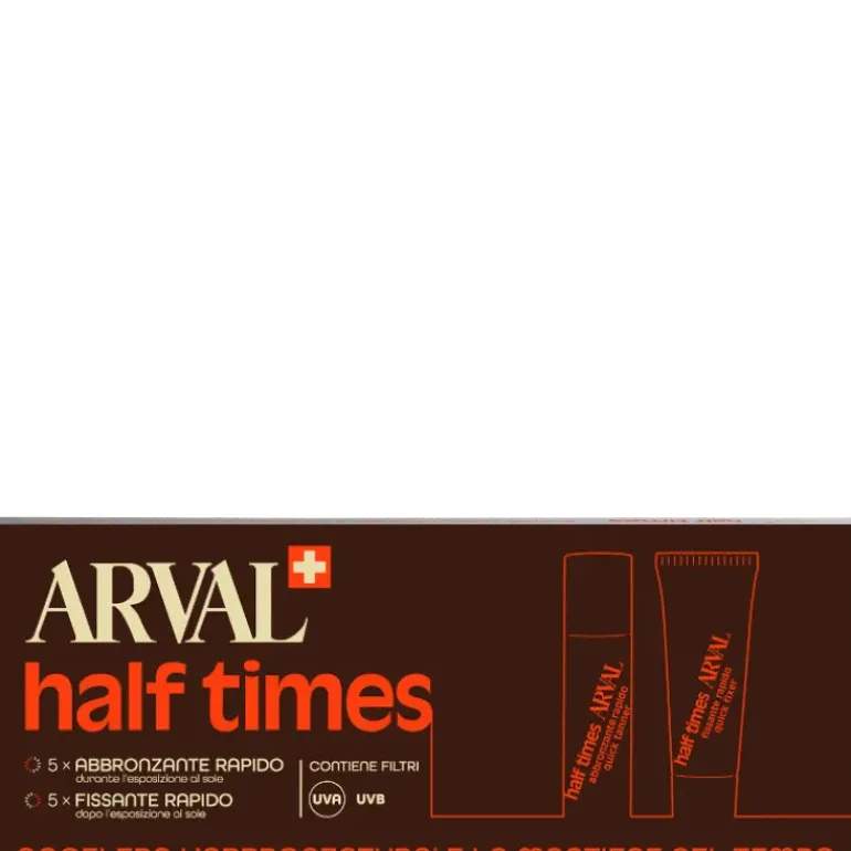 Half Times - SPF 6 5 x 10 ml Abbronzante Rapido + 5 x 10 ml Fissante R