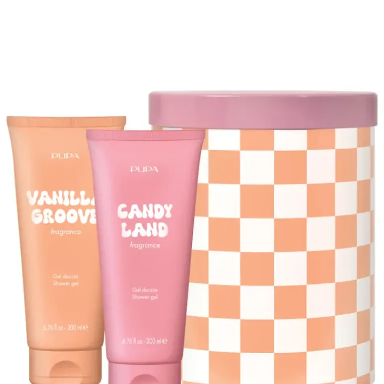 HAPPYBOX KIT 3 VANILLA GROOVE/CANDY LAND 200 ML X 2 Gel Doccia