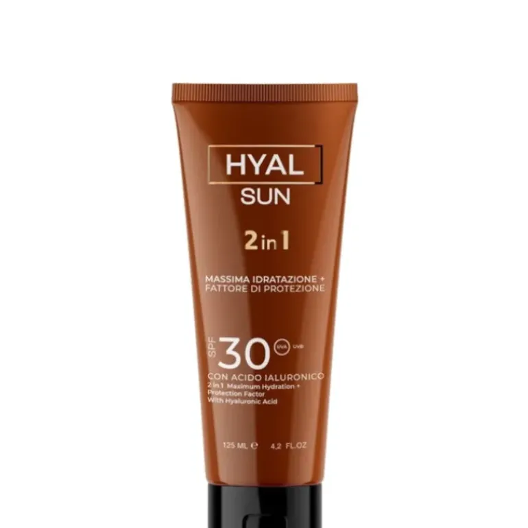 Hyal Sun - Crema Solare SPF 30 2 in 1 Viso/Corpo 125 ML