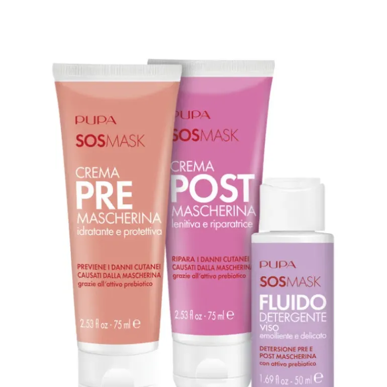 KIT SOS MASK 75 MLCrema Pre Mascherina + 75 ML Crema Post Mascherina +