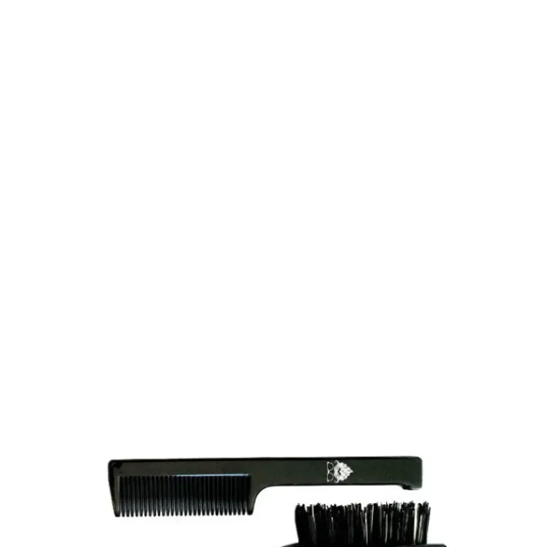 Kit Spazzola e Pettine Per Barba e Baffi 1 Spazzola e 1 Pettine