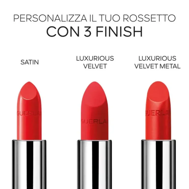 Le Teinte de Rouge à Lèvres Rouge Luxurious Velvet Metal G De Guerlain