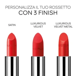 Le Teinte de Rouge à Lèvres Rouge Luxurious Velvet Metal G De Guerlain