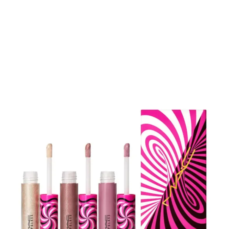 mini MAC Tiny Tricks Mini Lipglass Trio 3 Mini Gloss
