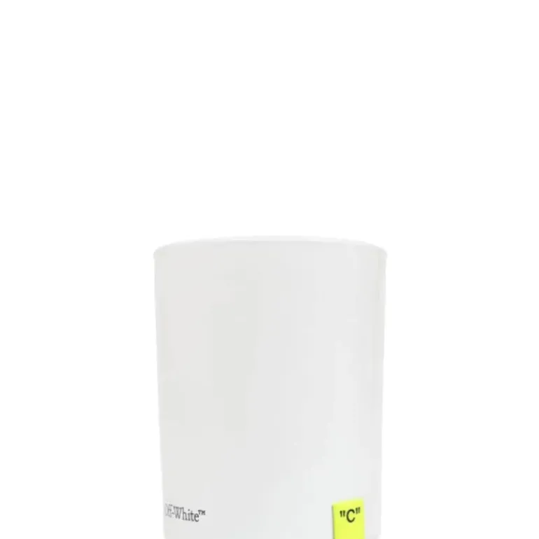 Off White Electric Star Candle "C" 200 gr
