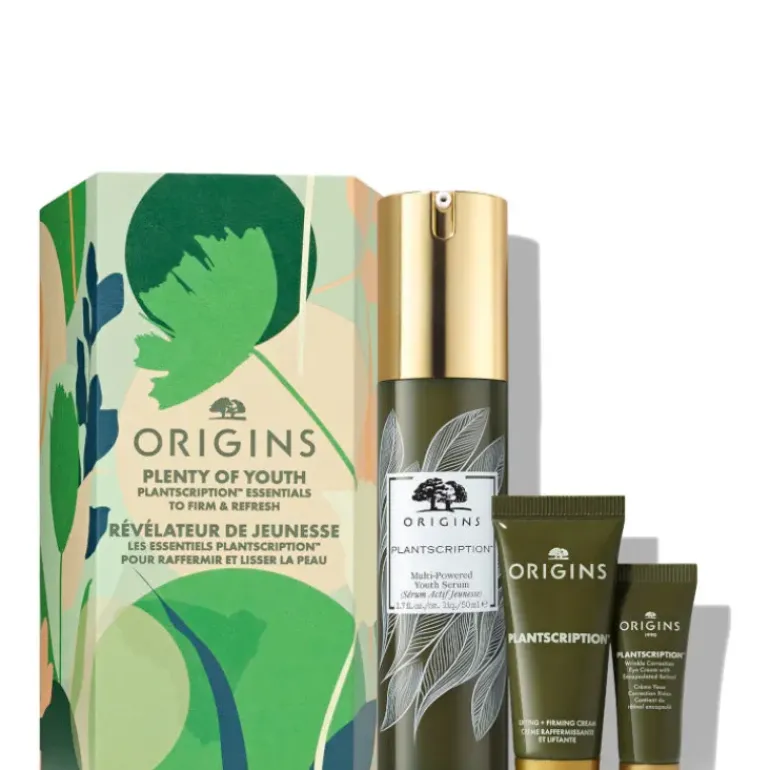 Origins PLENTY OF YOUTH 50 ML Siero Viso + 15 ML Crema Viso + 5 ML Cr