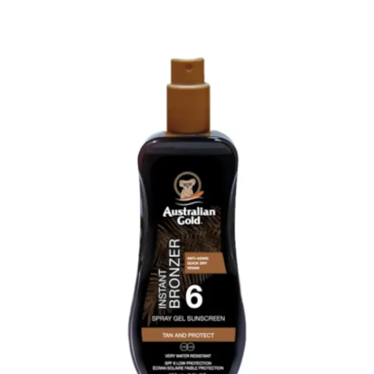 Spray Gels Sunscreen SPF 6 Instant Bronzer Whit Bronzer 237 ML