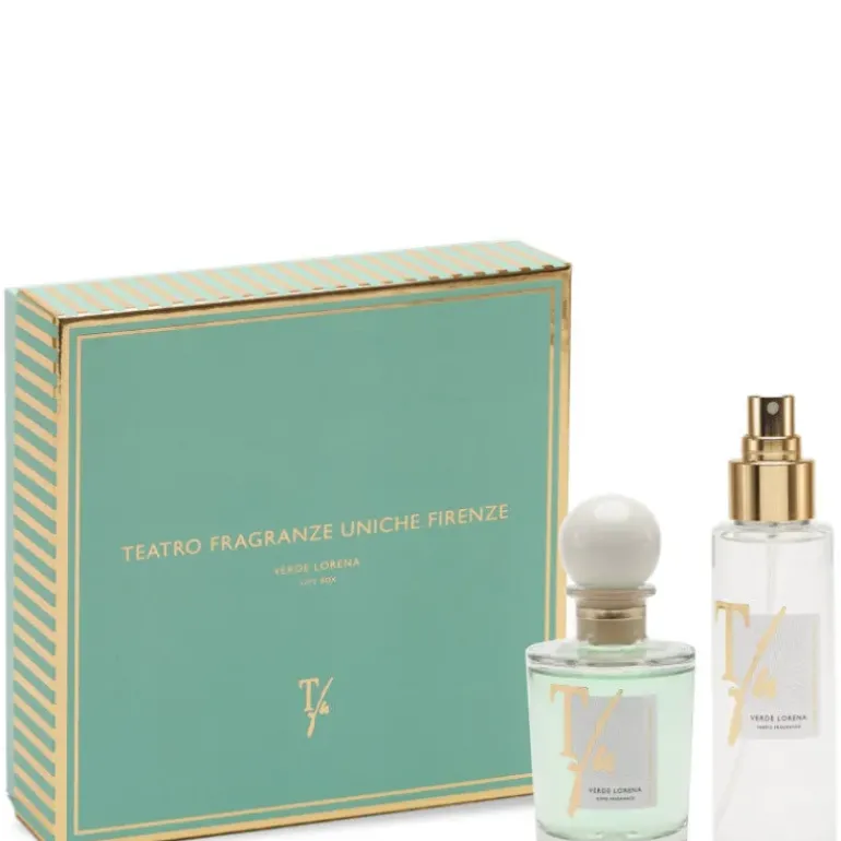 Teatro Fragranze Uniche Verde Lorena 100 ML Diffusore con bastoncini +