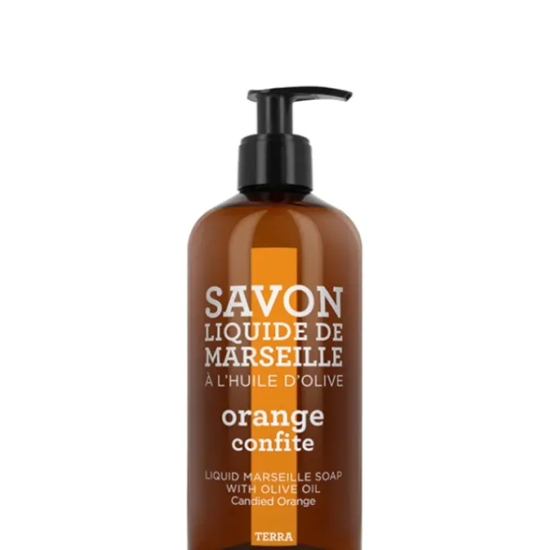 TERRA - Orange Confite Savon Liquide de Marseille 500 ML