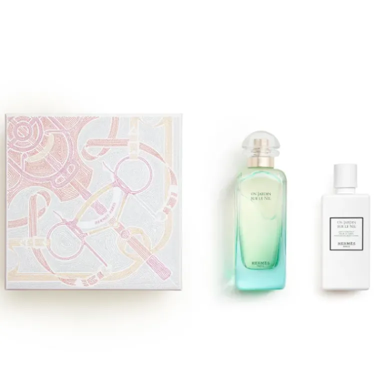Un Jardin sur le Nil Cofanetto 100 ML Eau de Toilette + 80 ML Body Lot